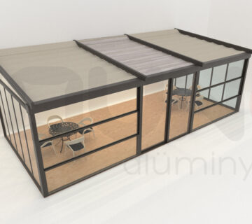 young alüminyum consept cafe