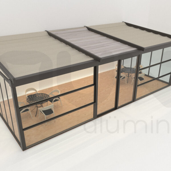 young alüminyum consept cafe