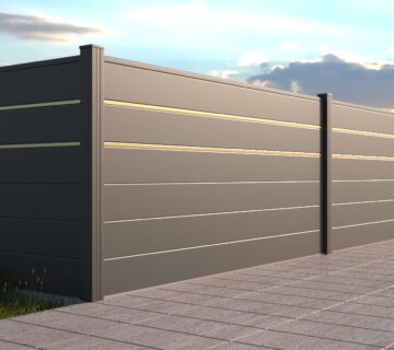 Young alüminyum bahçe çit sismleri